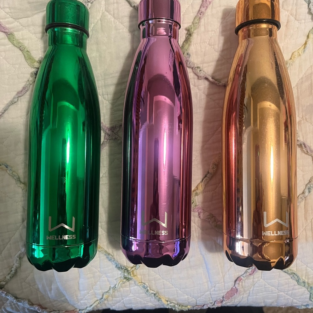 3 water bottles